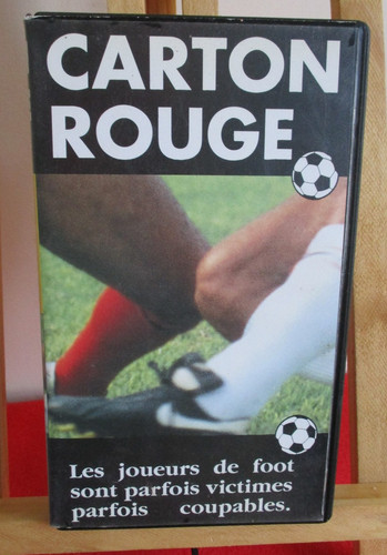 Cassette video carton rouge - video-, rouge-