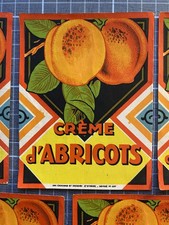 Lot de 5 étiquettes anciennes
