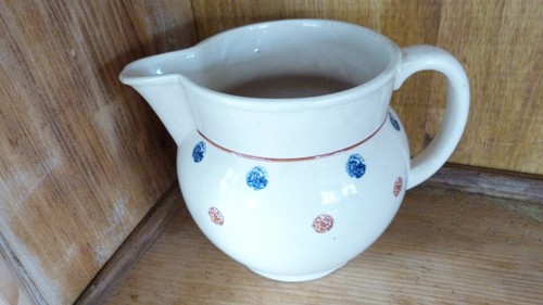 Pichet pois ancien faïence - pois,