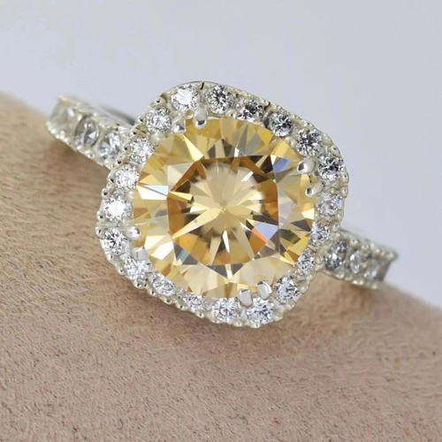Bague diamant champagne - bague,