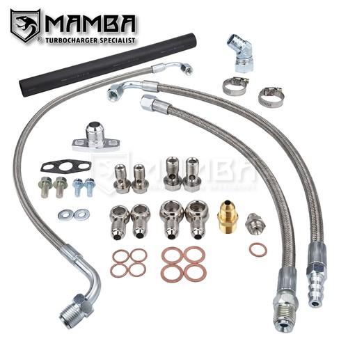 Turbo oil water - line, for