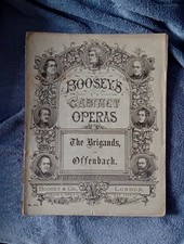 OFFENBACH - Les Brigands - opera partition piano seul