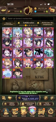 Compte 7ds grand cross - 7ds,