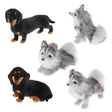 Sculpture de chien simulée de différentes formes pour l'art de la maison