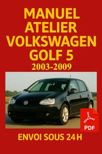 Manuel Atelier Volkswagen Golf 5 03-09 RTA Revue Technique Auto Français PDF CD