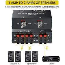 Amplifier speaker switch box - amplifier,