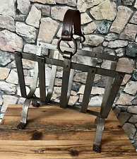 SUPERBE porte buche / porte revue fer forgé de designer dans le style de J.ADNET