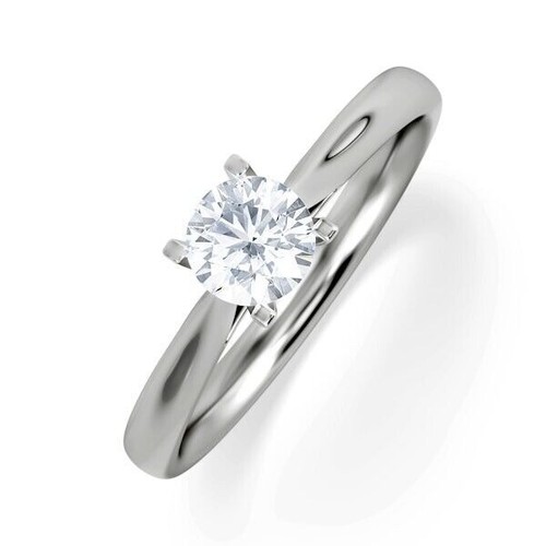 Bague solitaire blanc 9 - en, or