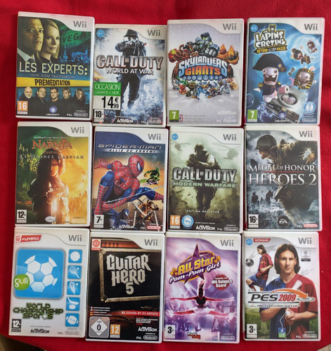 Lot jeux wii complets - de,