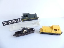 LIMA JUNIOR ITALIE 2 LOCOMOTIVES LOCOTRACTEURS TYPE 501 + 1 CHASSIS MOTORISE