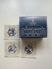 Lot 3 Stickers + 1 Boîte Box Hôtel Disney Newport Bay Club Disneyland Paris