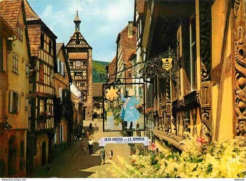 Carte postale enseignes - postale,
