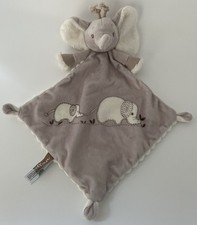 ?Doudou Plat Mouchoir Éléphant Beige Gris / Crème Fiffan Simba Toys Nicotoy
