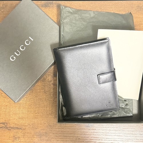 Gucci leather agenda planner - leather,
