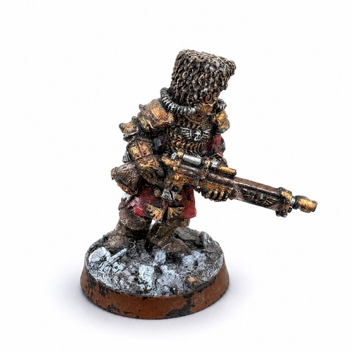 Figurine métal peinte