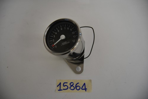 Compte tours analogique chrome - compte-tours,
