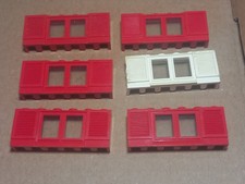 LEGO 6 FENETRES AVEC VOLETS BON ETAT voir photos
