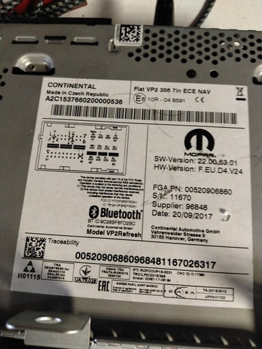 Autoradio gps fiat - autoradio, tipo