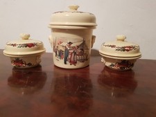 3 Pots à Foie Gras SIMPLEX SARREGUEMINES - H. LOUX