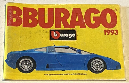 Catalogue bburago 1993 - -,