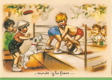 Germaine BOURET carte postale