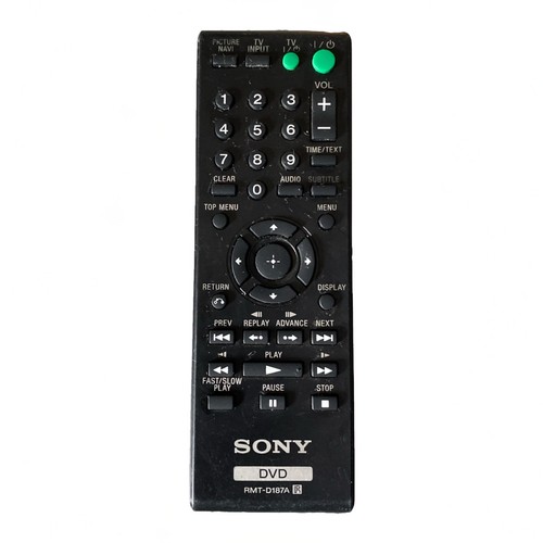 Sony rmt d187a - sony, dvp-cx985v