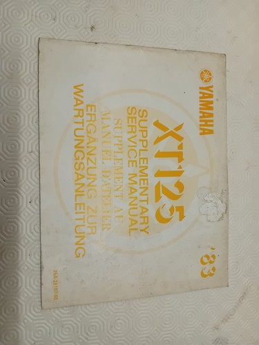 Yamaha xt125 25a - 25a, xt