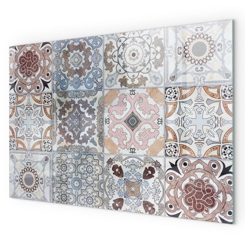 Plaque verre motifs - ,