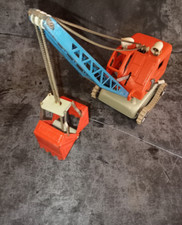 Vintage grue métal plastique GAMA 280 - Complète - modèle avec eclairage 1 Tordu
