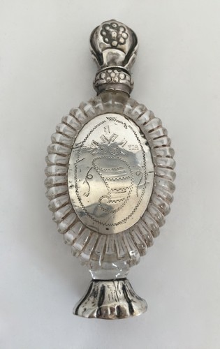 Ancien flacon sel argent - ancien, a