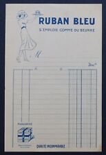 Facture 1900 margarine RUBAN BLEU s'emploi comme du beurre billhead 4