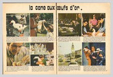 1971 DOCUMENT FILM LA CANE AUX OEUFS D'OR  2 pages