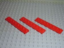3 x LEGO Train plate Red door rail 4510 / 4563 10183 10019 4555 3677 8654 6377