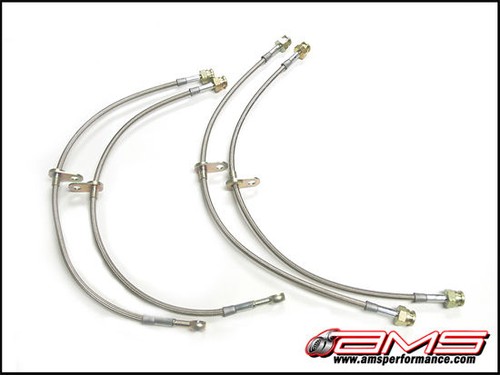 Ams stainless steel brake line - stainless,