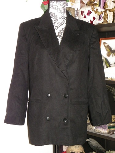 Manteau caban noir - , laine