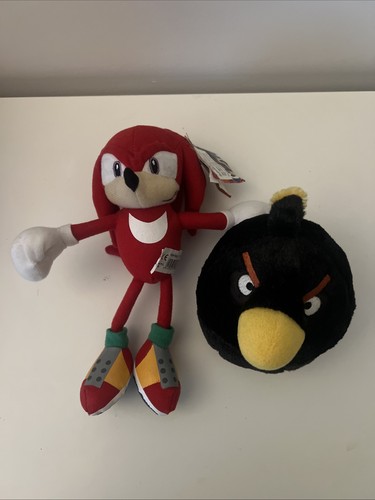 Peluche sonic angry birds - sonic, x