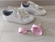 BASKETS Femme Puma heart 39 blanches