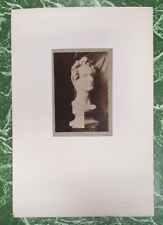 GCL7-PHOTO-AVEC NOTICE MANUSCRITE-BUSTE DE LAMARTINE-PAR DAVID ANGERS-1830