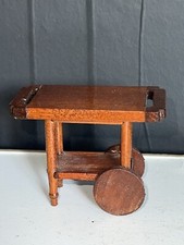 Desserte, Chariot, Meuble Miniature Pour Vitrine, Maison De Poupée, Diorama 1:12