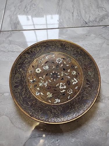 Grand plat bronze - grand, en