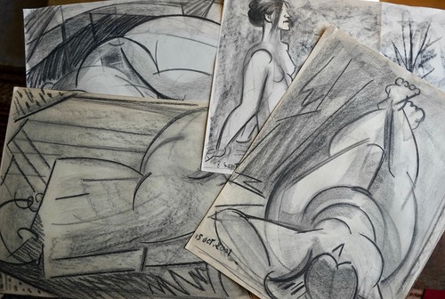 Lot dessins originaux - dessins,