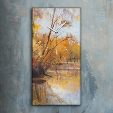 Horloge décorative sur toile