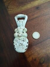 Décapsuleur Vintage & Humoristique Cochon En Fonte Polychrome