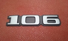PEUGEOT "106" Monogramme Emblème Arrière/Rear Emblem Custodes Sigles/Schriftzug