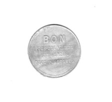 JETON DE MANEGE FORAIN LES BOLIDES D'ACIER DE JEAN BRUNO