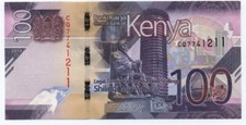 Kenya 100 Shillings 2019 P53 UNC