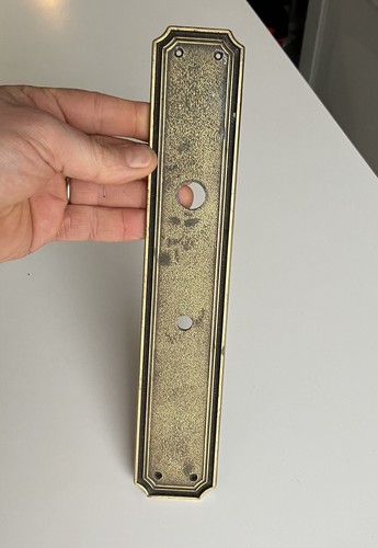 Plaque proprete metal - de,