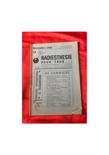Revue radiesthesie pour tous - revue,