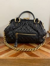 Marc Jacobs Black Leather Stam