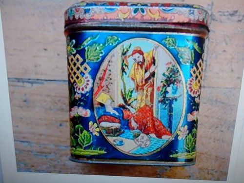 Ancienne boite tole the - tole,